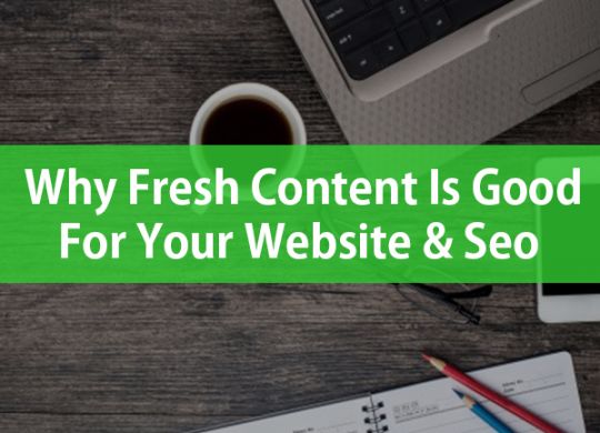 5 Reasons why fresh content is good for your Website & SEO