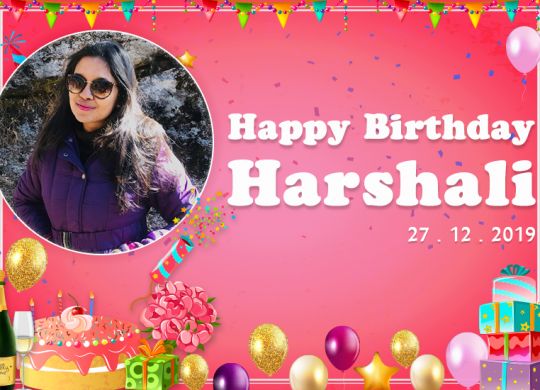 happy birthday harshali