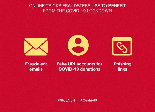 Online tricks fraudsters use to benefit from the COVID-19 lockdown