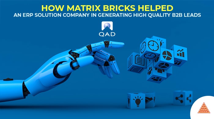 how matrix bricks helped an erp solution company in generating high quality b2b leads