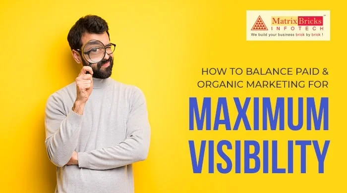 how to balance paid and organic marketing for maximum visibility