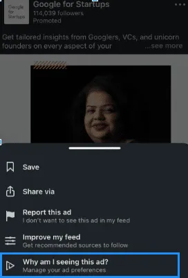 a screenshot of a social media post