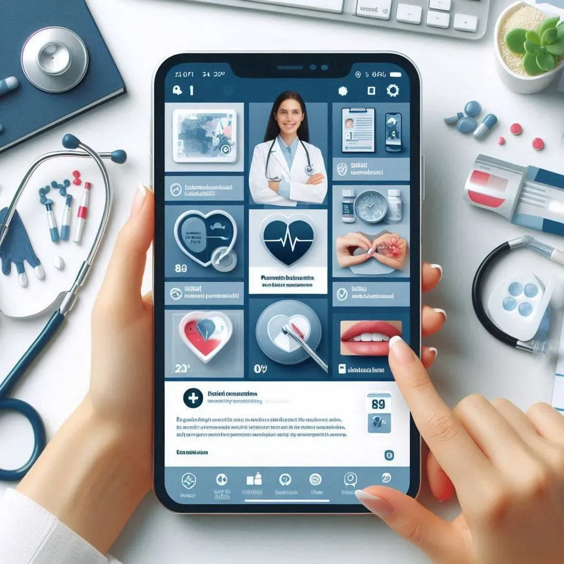 a person holding a phone