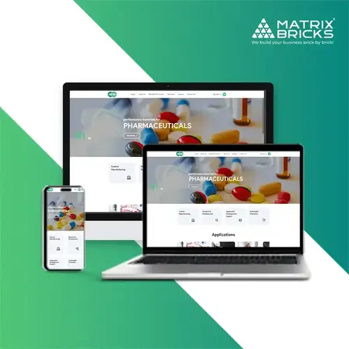 Heni Chemicals Website developed by Matrix Bricks