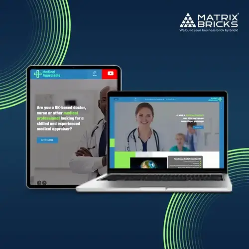 Medical Apprisals Website developed by Matrix Bricks