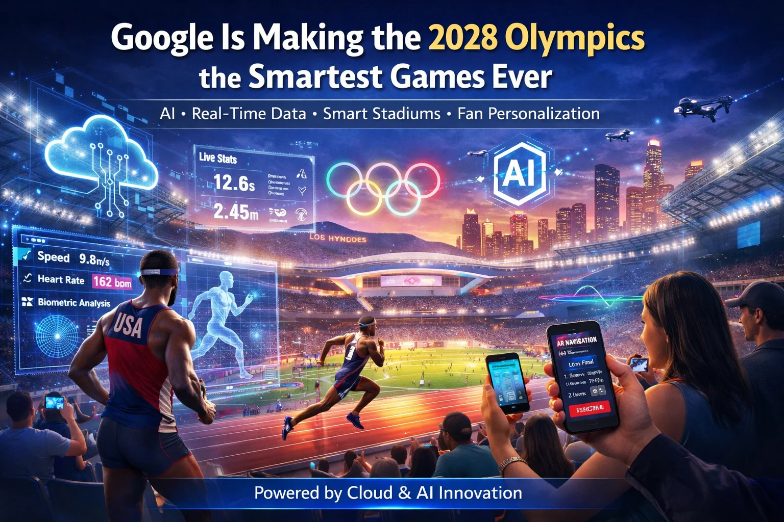 AI-powered 2028 Olympic by Google